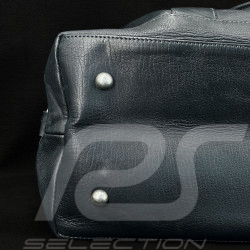 Très Grand Sac Cuir Jacky Ickx x 24h Le Mans Collection - Bleu marine 26976-1000