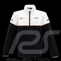 Porsche Motorsport Hugo Boss Softshell Jacke schwarz / weiß WAP435P0MS - Herren