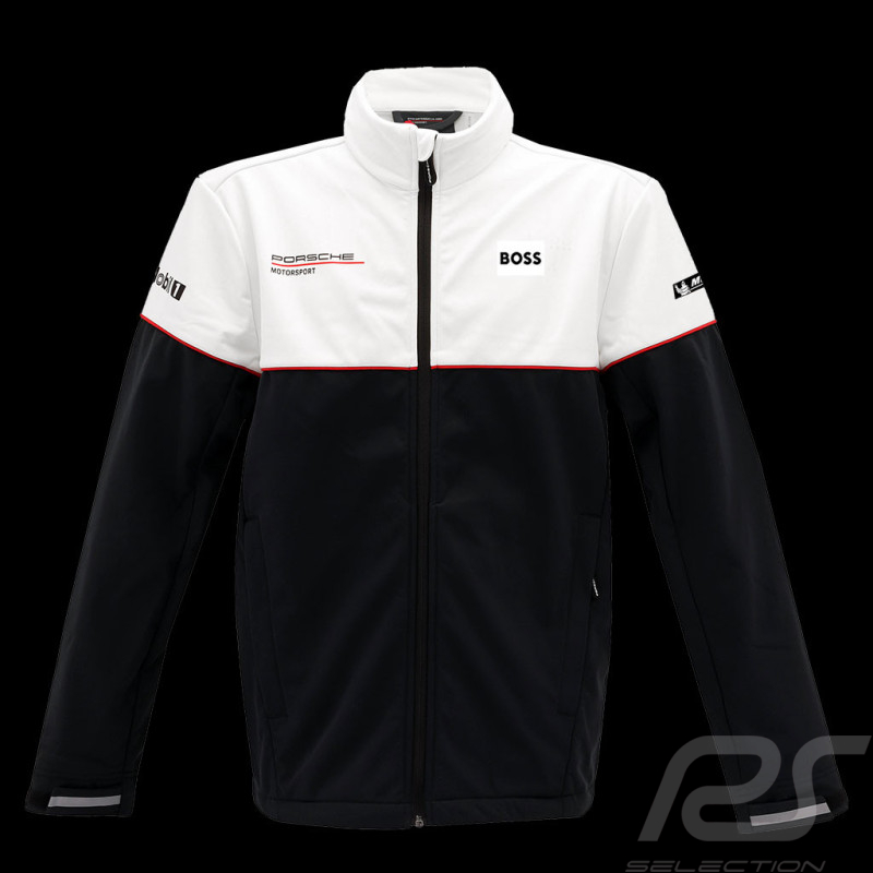 localizar donante Lujo Porsche Motorsport Boss Softshell Jacket black / white WAP435P0MS - men