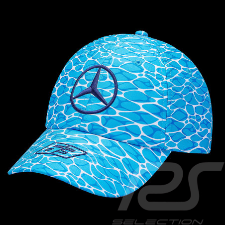 Mercedes Cap AMG F1 George Russell N°63 GP Miami Blau / Weiß 701223443-001
