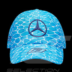 Casquette Mercedes AMG F1 George Russell N°63 GP Miami Bleu / Blanc 701223443-001