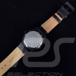 Montre compteur de vitesse Mercedes-Benz W124 240 km/h boitier chrome / fond noir / chiffres blancs