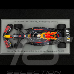 Max Verstappen Red Bull Racing RB18 n° 1 Winner GP Japan 2022 World Champion 2022 F1 1/43 Spark S8551