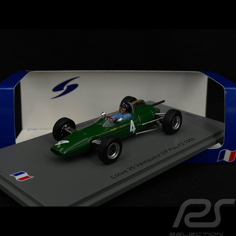Ron Harris Lotus 35 Cosworth n° 4 Sieger GP Pau 1965 F2 1/43 Minichamps SF287