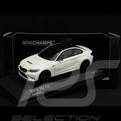BMW M2 CS 2020 Blanc 1/43 Minichamps 410021021