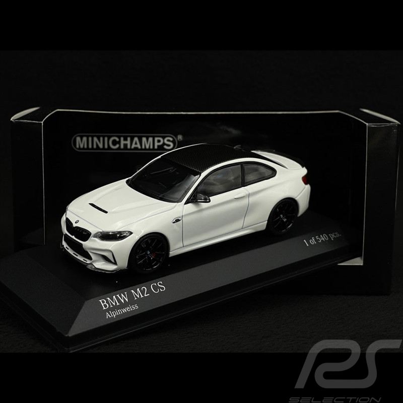 BMW M2 CS 2020 Blanc 1/43 Minichamps 410021021