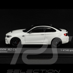 BMW M2 CS 2020 Blanc 1/43 Minichamps 410021021