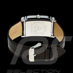 Montre Tintin et Milou - Portrait Vintage classique Bracelet cuir 82409