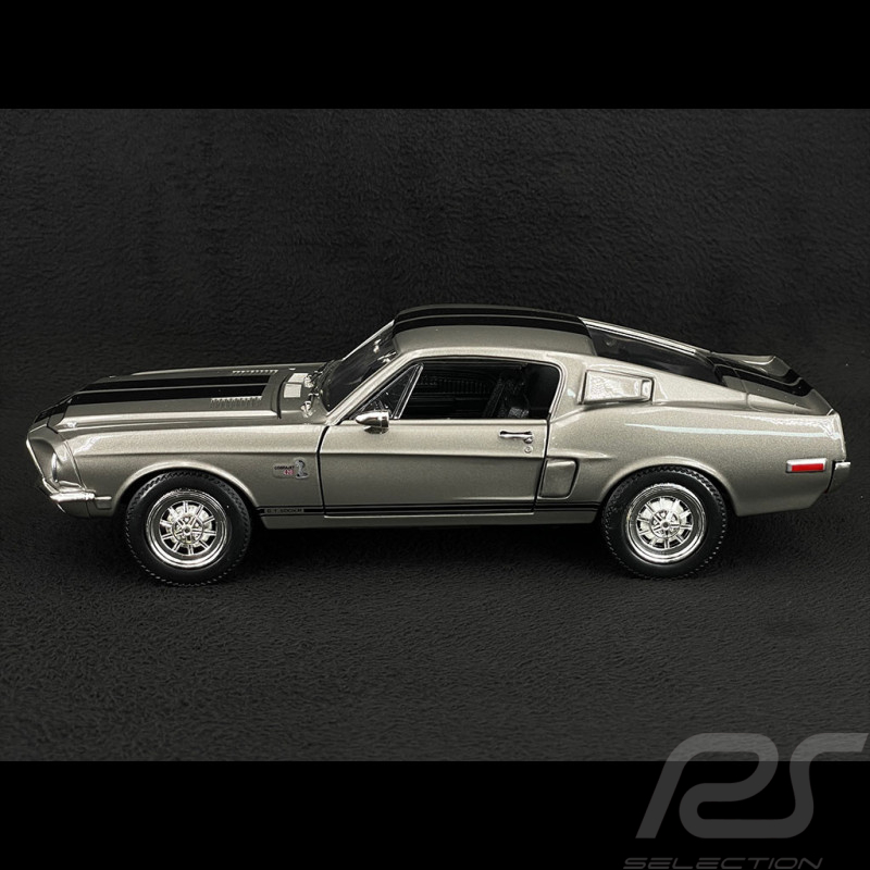 Ford Mustang Shelby GT500 KR 1968 Argent 1/18 Lucky DieCast LDC92168SILVER