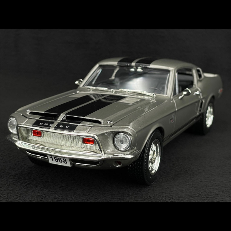 Ford Mustang Shelby Gt500 Kr 1968 Silver 1 18 Lucky Diecast Ldc92168silver