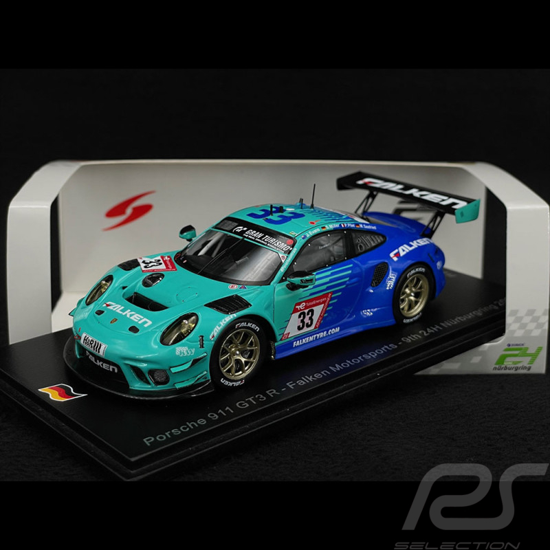 Porsche 911 GT3 R Type 991 n° 33 9. 24h Nürburgring 2022 1/43 Spark SG845