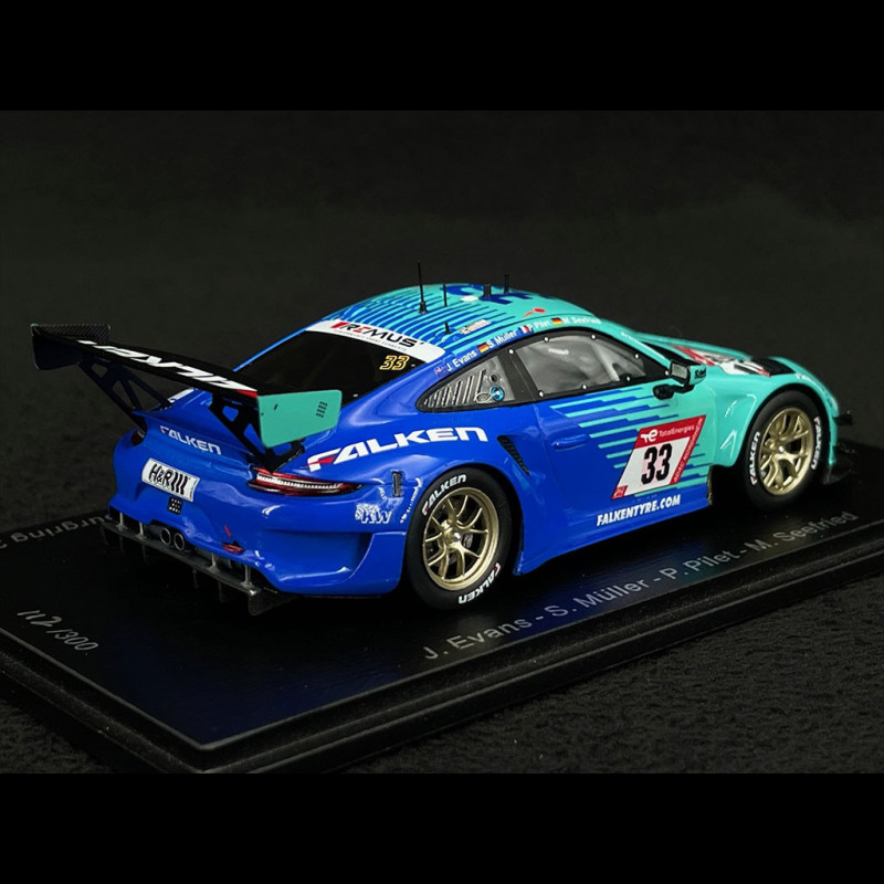 SPARK-MODEL SA269 Scale 1/43 PORSCHE 911 991-2 GT3 TEAM JUNGIG N 777 CHAMPION AS