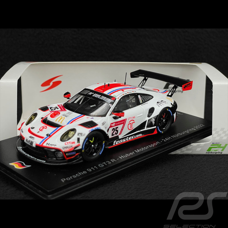 Porsche 911 GT3 R Type 991 n° 25 24h Nürburgring 2022 1/43 Spark SG847