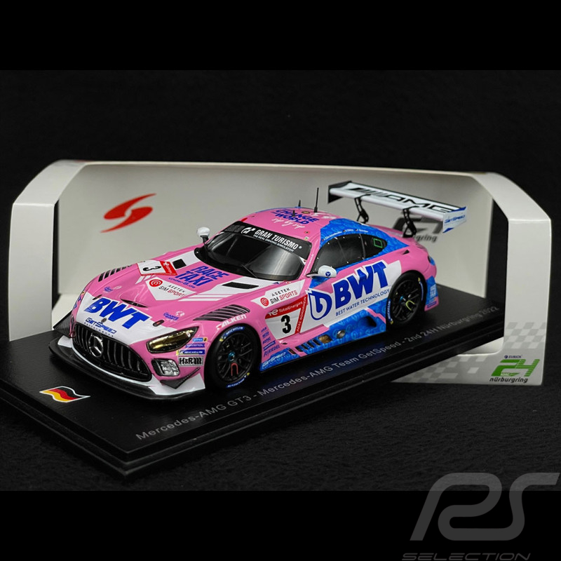 Mercedes-AMG GT3 n° 3 2. 24h Nürburgring 2022 1/43 Spark SG840
