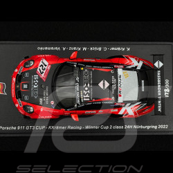 Porsche 911 GT3 Cup Type 992 n° 127 24h Nürburgring 2022 1/43 Spark SG850