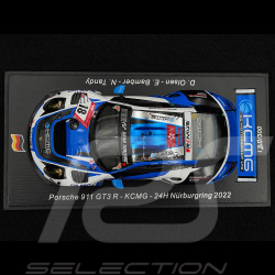 Porsche 911 GT3 R Type 991 n° 18 24h Nürburgring 2022 1/43 Spark SG860