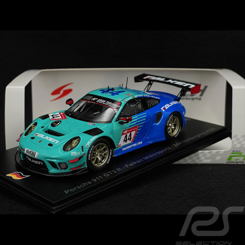 Porsche 911 GT3 R Type 991 n° 44 24h Nürburgring 2022 1/43 Spark SG863