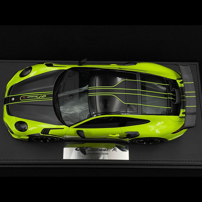Modèle Réduit Porsche 911 Techart GTstreet R (992) Jaune - édition Limitée 1/87, échelle 1:18