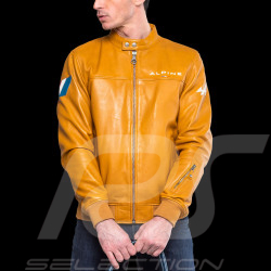 Leather jacket Alpine Collection Yellow 27024-2038 - men
