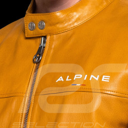 Leather jacket Alpine Collection Yellow 27024-2038 - men