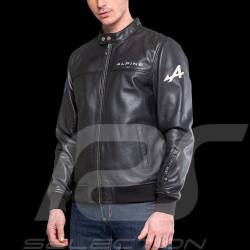 Leather jacket Alpine Collection Black 27024-3046 - men