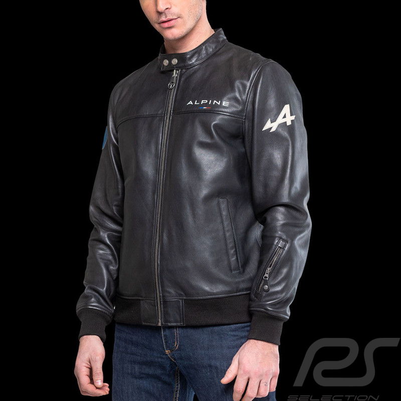 Leather jacket Alpine Collection Black 27024-3046 - men
