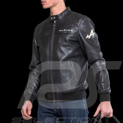 Leather jacket Alpine Collection Black 27024-3046 - men