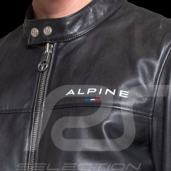 Veste cuir Alpine Collection Noir 27024-3046 - homme