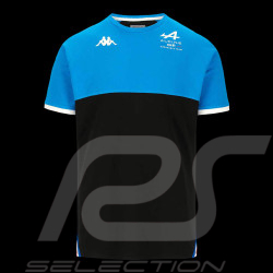Alpine T-Shirt Endurance Team Kappa Blau / Schwarz Baumwolle 341L2HW - Herren