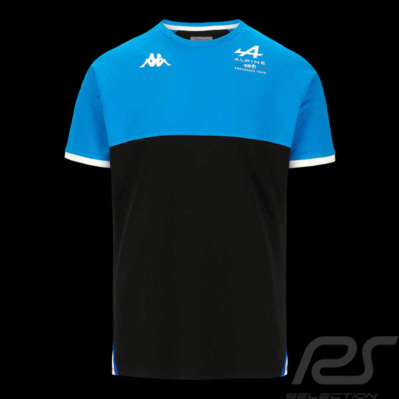 Alpine T-Shirt Endurance Team Kappa Blau / Schwarz Baumwolle 341L2HW - Herren