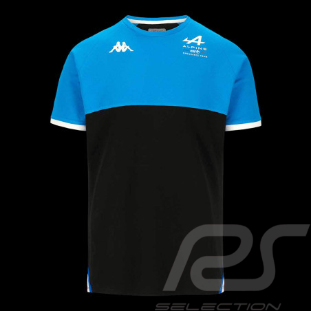 T-shirt Alpine Endurance Team Kappa Coton Bleu / Noir 341L2HW - Homme