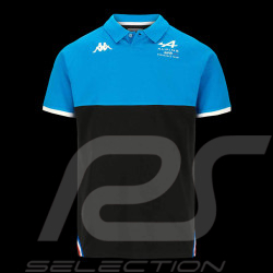 Alpine Polo shirt Endurance Team Cotton Kappa Blue / Black 381N5LW-A00 - Men