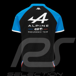 Alpine Polo shirt Endurance Team Cotton Kappa Blue / Black 381N5LW-A00 - Men