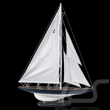 Rainbow Class J 1934 Boat Model America's Cup sailboat 65 cm 1/60 Wood