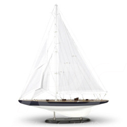 Rainbow Class J 1934 Boat Model America's Cup sailboat 65 cm 1/60 Wood