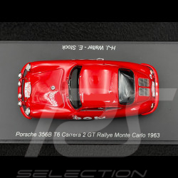 Porsche 356 B T6 Carrera GT N° 291 Rallye Monte Carlo 1963 1/43 Spark S6143