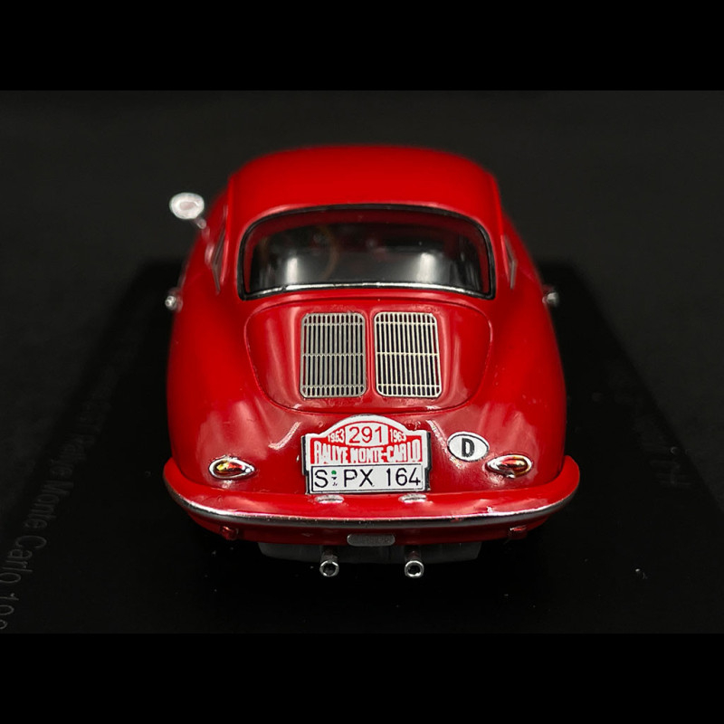 Porsche 356 B T6 Carrera GT N° 291 Rallye Monte Carlo 1963 1/43