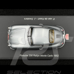 Porsche 356 A 1300 N° 285 Rallye Monte Carlo 1952 1/43 Spark S6130