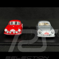 Duo Porsche 356 Rallye de Monte Carlo 1/43 Spark S6130-S6143