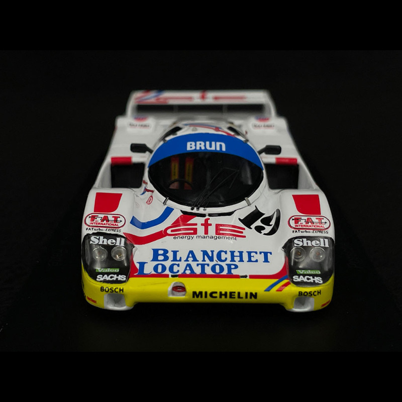 Modèle Réduit Porsche 956 N°8 Blaupunkt - Le Mans 1988 - Échelle 1/43 - Marque Vitesse - Résine