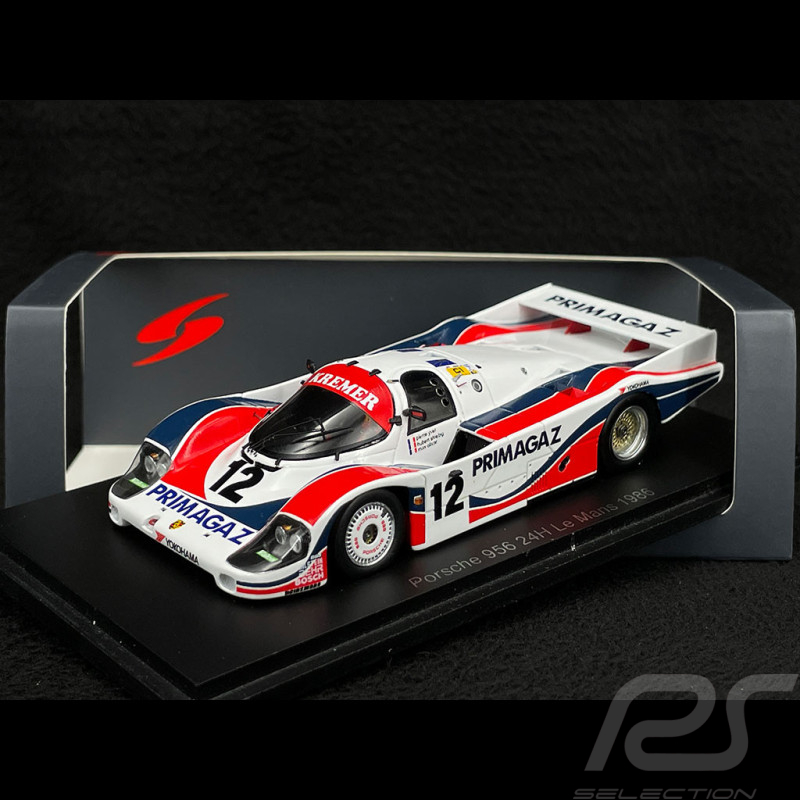 Porsche 956 N° 12 24h Le Mans 1986 1/43 Spark S9869