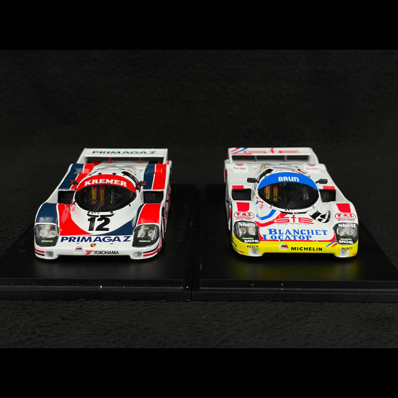 Duo Porsche 956 24h Le Mans 1986 1/43 Spark S9869-S9870