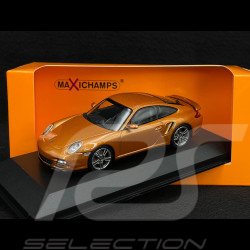 Porsche 911 Turbo Type 997 2009 Nordic Gold Metallic 1/43 Minichamps 940069011