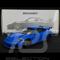 Porsche 911 GT3 Type 991 2018 Shark Blue 1/18 Minichamps 110067024