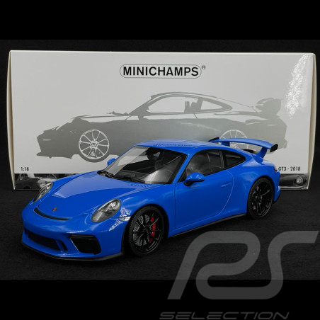 Porsche 911 GT3 Type 991 2018 Shark Blue 1/18 Minichamps 110067024