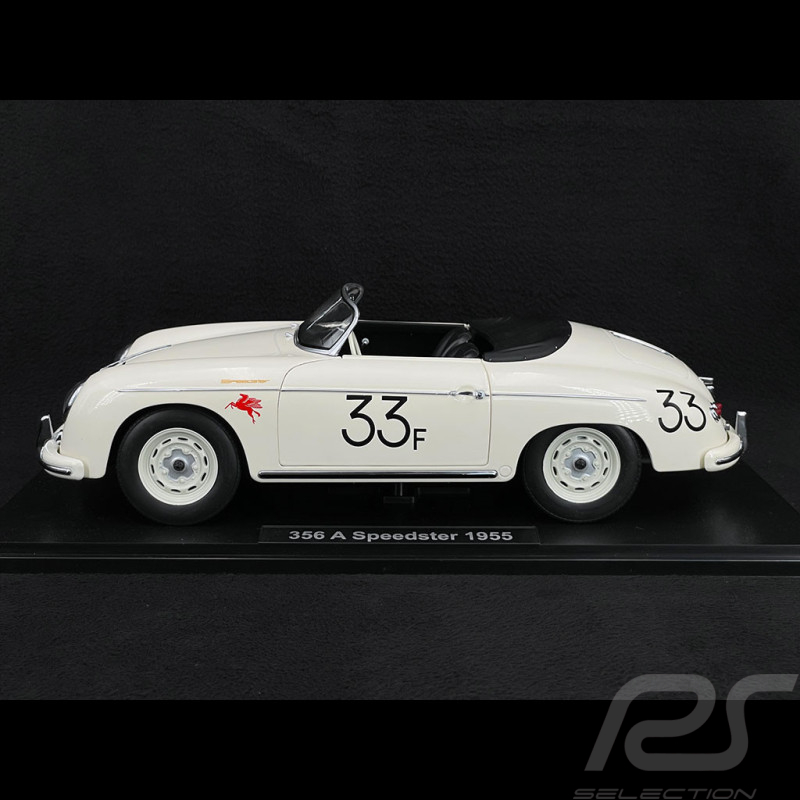 Porsche 356 A Speedster n° 33 James Dean 1955 Blanc 1/12 KK Scale KKDC120096 Porsche 356 A Speedster n° 33 James Dean 1955 Blanc 1/12 KK Scale KKDC120096
