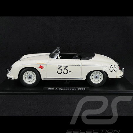Porsche 356 A Speedster n° 33 James Dean 1955 White 1/12 KK Scale KKDC120096