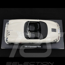 Porsche 356 A Speedster n° 33 James Dean 1955 Blanc 1/12 KK Scale KKDC120096