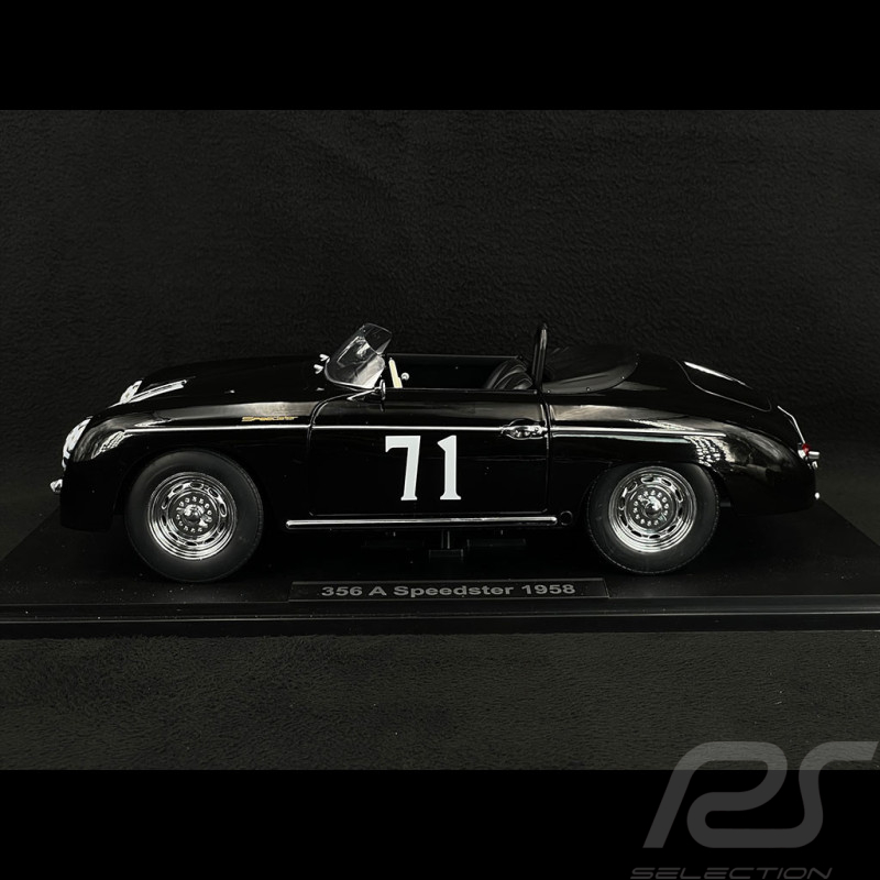 Porsche 356 A Speedster n° 71 Steve McQueen 1955 Noir 1/12 KK Scale KKDC120097