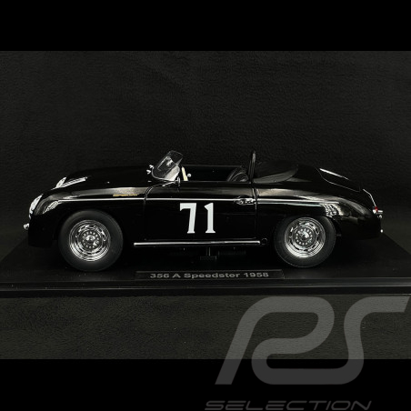 Porsche 356 A Speedster n° 71 Steve McQueen 1955 Noir 1/12 KK Scale KKDC120097